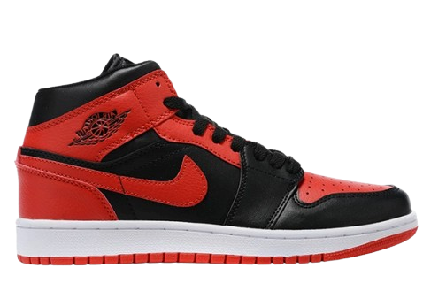 Nike Air Jordan 1 Mid Banned Bred (2020)